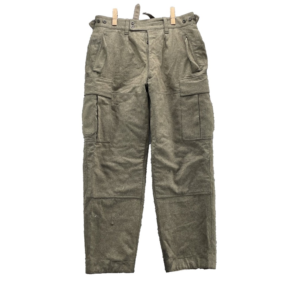 Vintage Mollenkamp & Goecke Cargo Military Pant Men 34x30* Army German Wool Work